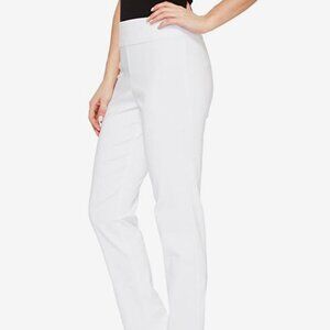 KRAZY LARRY HOT WHITE STRAIGHT LEG PANTS NWT